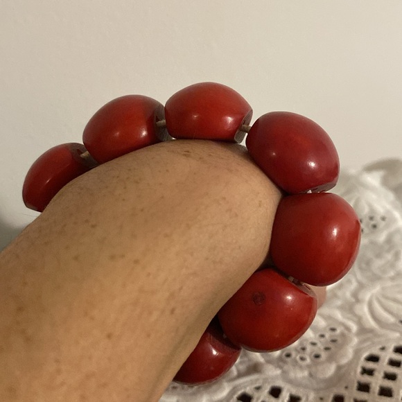 ✨Tested ✨BAKELITE Bracelet / chunky genuine Bakelite - Picture 15 of 16
